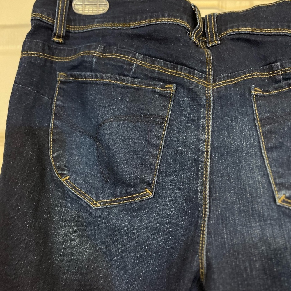 WBB Royalty For Me Dark Indigo Straight Leg Jeans Size 14 NWOT - Picture 7 of 7